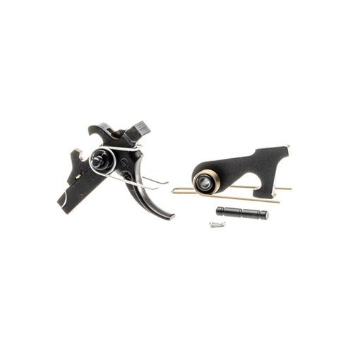 The Geissele B-G2S-E Trigger offers superior control with a smooth 2.3lb first stage and a crisp 1.2lb second stage, ideal for precision shooting.
