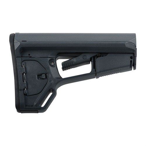 The Magpul ACS-L stock offers a lightweight, slim design for enhanced maneuverability, secure cheekweld, and adjustable length of pull for the perfect fit.