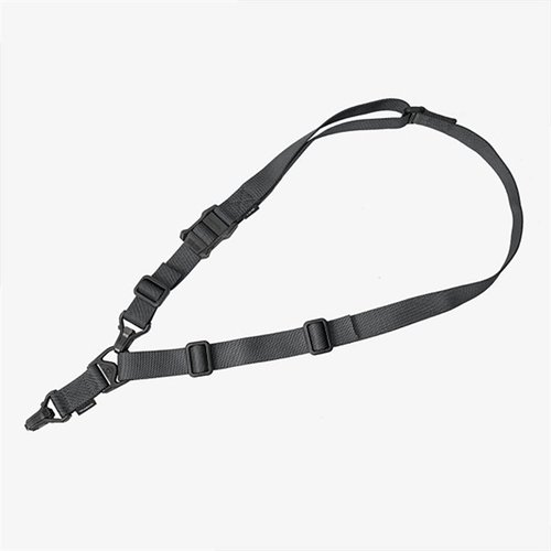 The MS3 GEN2 Sling offers rapid one/two-point transitions, durable snag-free webbing, and quick adjustments for optimal weapon retention in tactical scenarios.
