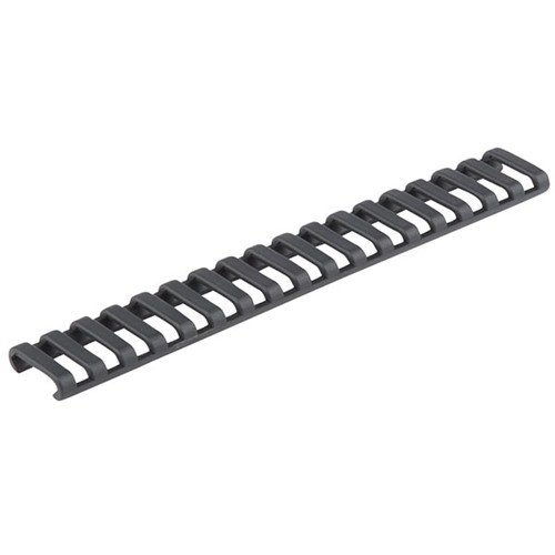 Enhance grip and protect your AR-15 with the Magpul Picatinny Ladder Rail Panel, featuring a slip-resistant design that fits securely in unused rail slots.