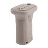The KEYMOD BCMGUNFIGHTER Short Vertical Grip offers tool-less installation, low-profile design for mobility, aggressive texture, and internal storage for enhanced control.