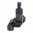 KNIGHTS ARMAMENT AR-15 FLIP-UP ADJ TACTICAL MICRO REAR SIGHT 600 METER BLK
