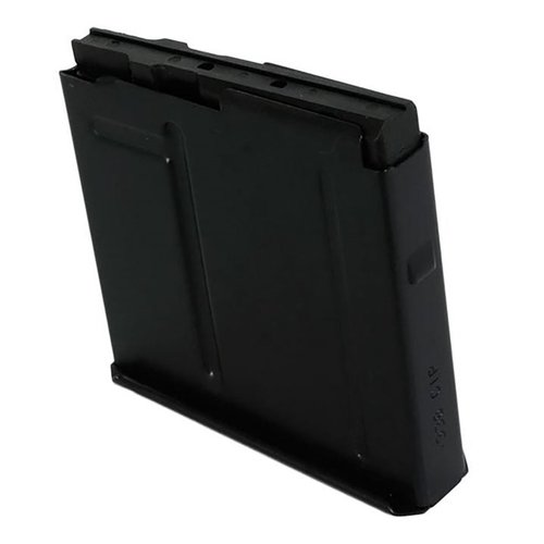 The Accuracy International AX AICS .338 Lapua Magazine offers reliable 5-round capacity, precision engineering, and compatibility for enhanced shooting performance.