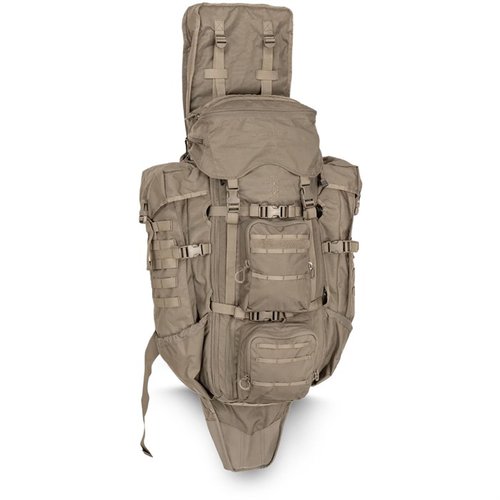The Eberlestock G4 Operator Pack offers 4,100 cubic inches of storage, a fold-away rifle scabbard, and an Intex II frame for unmatched stability and security.
