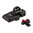 L.P.A. SIGHTS SIG P229 & SPRINGFIELD XD FIBER OPTIC ADJ SIGHT SET