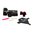 L.P.A. SIGHTS SIG P229 & SPRINGFIELD XD FIBER OPTIC ADJ SIGHT SET