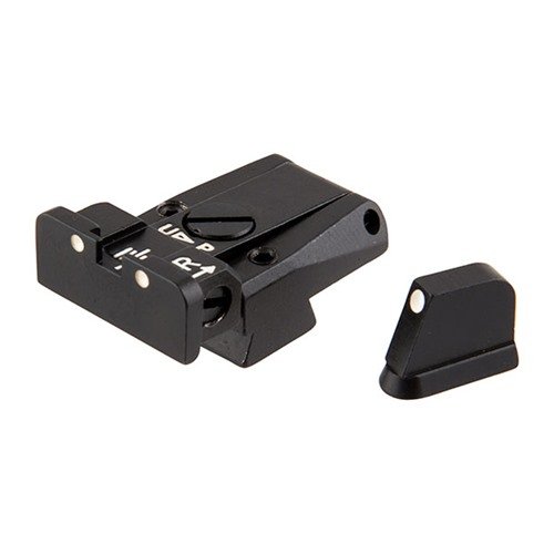 Enhance your CZ 75/85 with L.P.A. SPR Adjustable Sight Set, featuring durable steel construction, micrometric adjustments, and a compact design for precision shooting.
