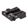Enhance your CZ 75 with the L.P.A. adjustable rear sight, fitting existing dovetail slots, compatible with factory front sights, and crafted from solid steel.