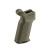 The MAGPUL MOE K2+ Grip offers a reinforced polymer design with rubber over molding for superior control, a steep angle for PDW use, and optional storage cores.