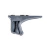 The KEYMOD BCMGUNFIGHTER KAG Angled Grip enhances weapon control with a biomechanical design, ensuring positive retention and comfort for smooth manipulation.