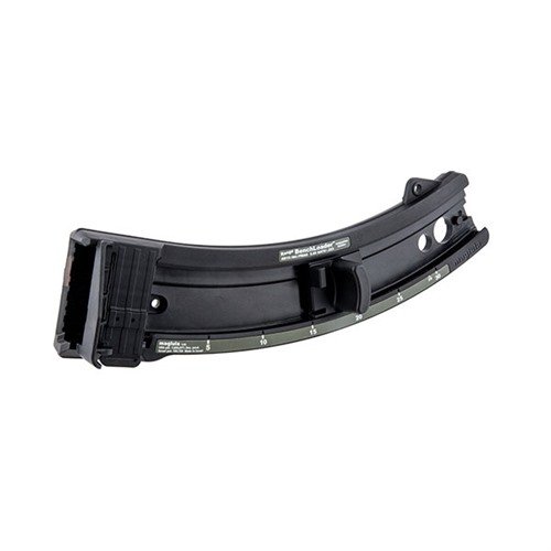 Load hundreds of AR15/M4 compatible mags effortlessly with the heavy-duty RANGE BENCHLOADER, enhancing mag life and requiring no maintenance!