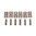 MAGPUL RAIL COVER TYPE 2 M-LOK POLYMER 1.5" FOR AR-15 FDE 6/PACK