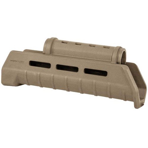 Upgrade your AK with the Magpul MOE Hand Guard featuring M-LOK compatibility, an integrated heat shield, and an extended grip for enhanced performance.
