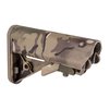 The B5 Systems AR-15 Enhanced SOPMOD Stock offers improved cheekweld, waterproof storage, and streamlined contours for stealthy operation and comfort.