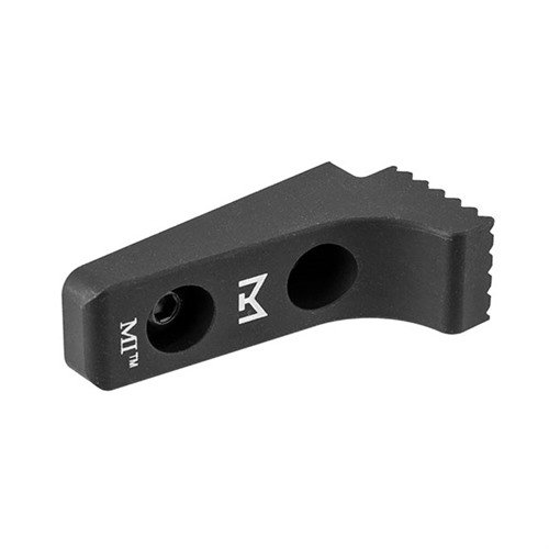 The M-LOK Barricade Stop from Midwest Industries mounts easily to M-Lok systems, offering a solid anchor point for precise shots with its durable 6061 aluminum construction.