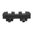 MIDWEST INDUSTRIES M-LOK RAIL 3 SLOT PICATINNY ALUMINUM BLACK