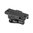 AMERICAN DEFENSE MANUFACTURING AD-180 RED DOT MOUNT W/QD STANDARD LEVER FOR C-MORE BLACK
