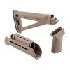 Enhance your AK-47/74 with the Magpul MOE Stock Set featuring optimized fixed stock, ergonomic grip, M-LOK handguard, and internal storage options.