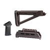 Enhance your AK-47/74 with the Magpul MOE Stock Set featuring an optimized fixed stock, M-LOK handguard, and ergonomic grip for improved control and storage.