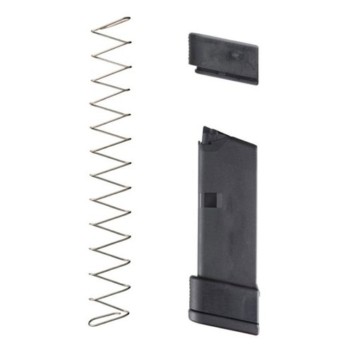 Enhance your GLOCK 43 with the GHOST +2 Magazine Extension, adding 2 rounds and providing a full grip with a pinky rest, backed by a lifetime warranty!