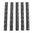 BRAVO COMPANY RAIL PANEL KIT 5-PACK KEYMOD RUBBER BLACK 5.5"