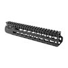The BCM KMR Alpha Handguard offers lightweight aluminum construction, free-floats the barrel for improved accuracy, and features versatile KeyMod™ slots for accessories.