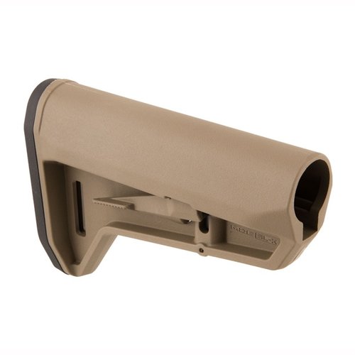 The Magpul MOE SL-K stock offers a lightweight, compact design with a comfortable cheekweld, built-in sling loop, and durable steel latch for reliable performance.