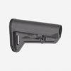 The Magpul MOE SL-K stock offers a compact, lightweight design with a comfortable cheekweld, ambidextrous latch, and built-in sling loop for versatile tactical use.