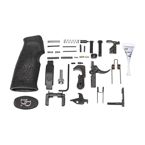 Assemble your AR-15 with confidence using the Daniel Defense Lower Parts Kit, featuring high-quality MIL-SPEC components compatible with various receivers.