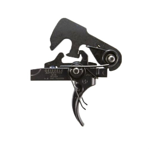 Upgrade your HK 556 or HK 416 with the Geissele MR 5.56 Trigger, featuring a 4.5lb pull weight and a reliable 2-stage design for enhanced shooting precision.