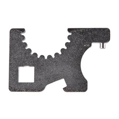 The Geissele Automatics Barrel Nut Wrench is essential for securely installing Geissele, HK 416, and BRN-4 barrel nuts, ensuring precision and reliability.