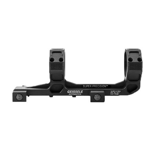Geissele's Super Precision AR-15/M4 Mount offers unmatched clamping force, single-piece aluminum construction, and compatibility with various scopes for optimal performance.