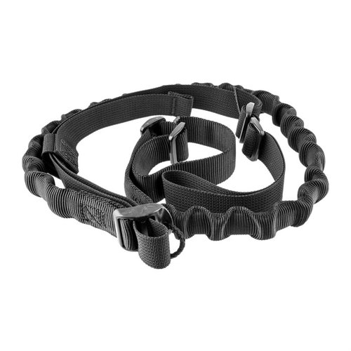 The lightweight VTAC Bungee Sling offers quick adjustability, tight weapon retention, and easy transitions to your pistol, enhancing your shooting efficiency.