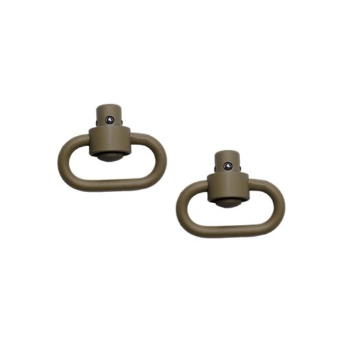 The GROVTEC US Push Button Swivels offer heavy-duty stainless steel construction, a non-glare CERAKOTE™ finish, and a 450-pound pull test for reliable performance.