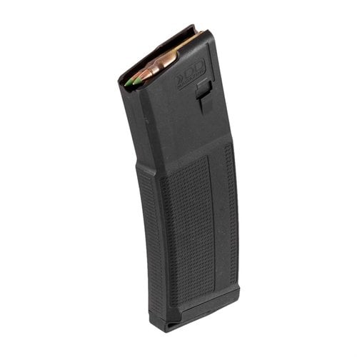 The Daniel Defense AR-15 Magazine holds 32 rounds of 5.56x45mm, featuring durable polymer construction, smooth feeding, and easy disassembly for reliability.