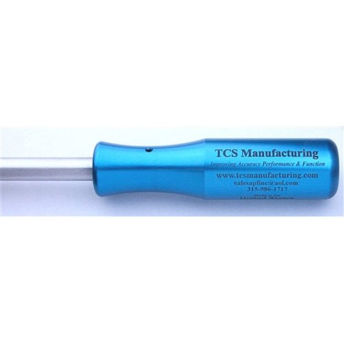 The TCS Upper Receiver, Chamber and Buffer Tube Rod features a 16" aluminum shaft for effective cleaning of AR-15 components with non-rotating design for quick chamber brush use.