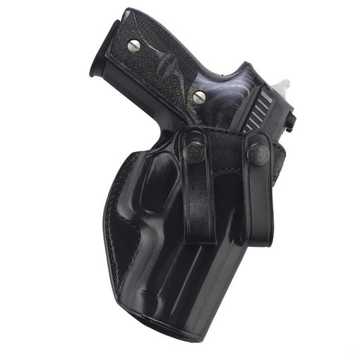 The GALCO Summer Comfort Holster is lightweight, features a snap-on design for easy attachment, and is made of premium saddle leather for comfort and durability.