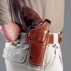 GALCO INTERNATIONAL DUAL POSITION PHOENIX S&W L FRAME 686 4" -TAN-RIGHT HAND