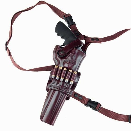 The Galco Kodiak Shoulder Holster offers adjustable comfort for large hunting handguns, allowing easy access and weight distribution for all-day field use.