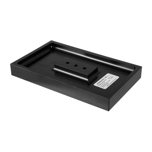 The Large Sentinel Plate offers a hands-free platform for cleaning and displaying your firearm, featuring an integrated parts tray and interchangeable magazine posts.