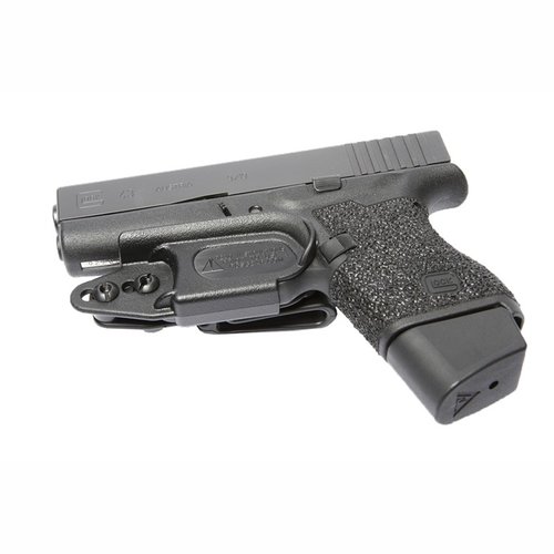 The Raven Concealment VanGuard 2 holster offers secure IWB carry for Glock 42/43 with minimal bulk, adjustable cant, and ambidextrous design for comfort.