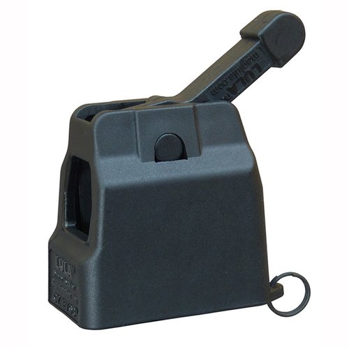The CZ Scorpion EVO-3 9MM LULA by MAGLULA LTD. is a lightweight, durable loader that simplifies loading/unloading, reduces thumb pain, and prolongs magazine life.