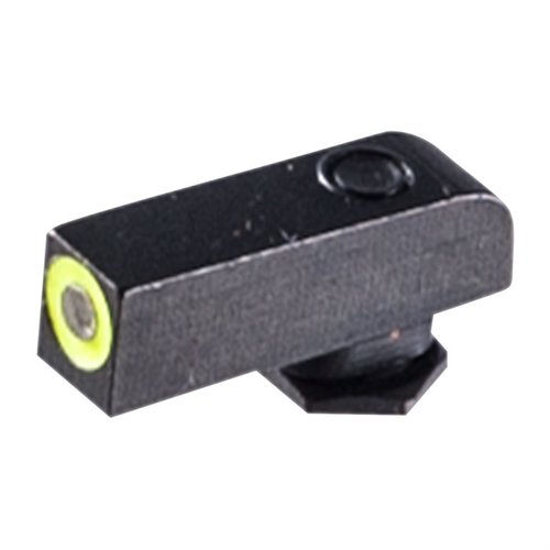 Enhance your Glock® for nighttime use with the AmeriGlo ProGlo Tritium Front Sight, featuring a 20-year tritium lamp and luminescent rings for optimal visibility.