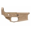 The Aero Precision M4E1 Stripped Lower Receiver offers enhanced strength, a streamlined design, integral triggerguard, and compatibility with all mil-spec AR-15 parts.