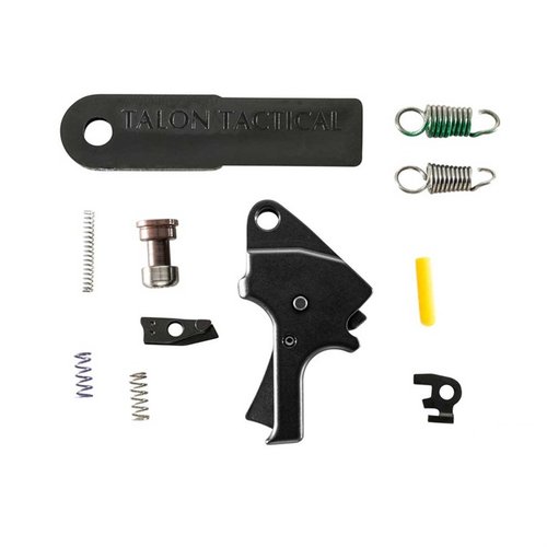 Enhance your M&P M2.0 with Apex Tactical's Flat-Faced Forward Set Trigger Kit for a lighter, smoother pull, reduced travel, and faster reset for improved accuracy.