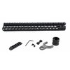 The BCM KMR Alpha Handguard offers free-floating accuracy, lightweight aluminum construction, and versatile KeyMod™ slots for easy accessory attachment.