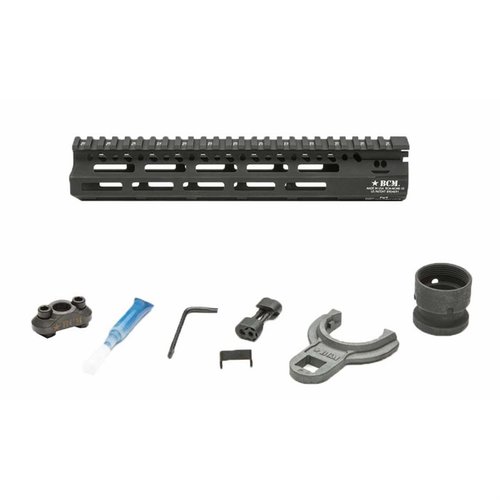 The BCM MCMR M-LOK handguard offers a lightweight, free-floating design with ample accessory mounting options, ensuring enhanced accuracy and maneuverability.