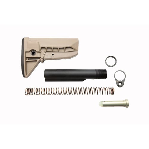 Enhance your shooting accuracy with the BCMGunfighter Mod 0 SOPMOD Stock, featuring a comfortable cheekweld, snag-free design, and ambidextrous sling options.
