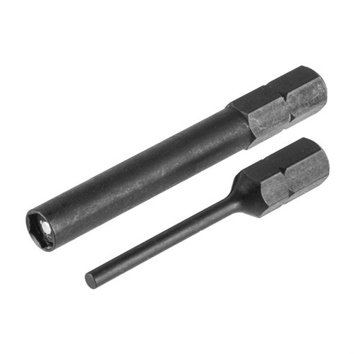 Easily maintain your Glock® with this durable combo pack featuring a 3/32" pin punch and a 3/16" hex driver, compatible with any standard bit driver.