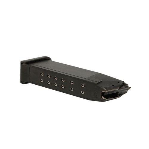 Enhance your Glock® 19/26 with KCI's 15rd 9mm magazine, featuring durable polymer construction, reliable cycling, and extended capacity for more shooting fun.